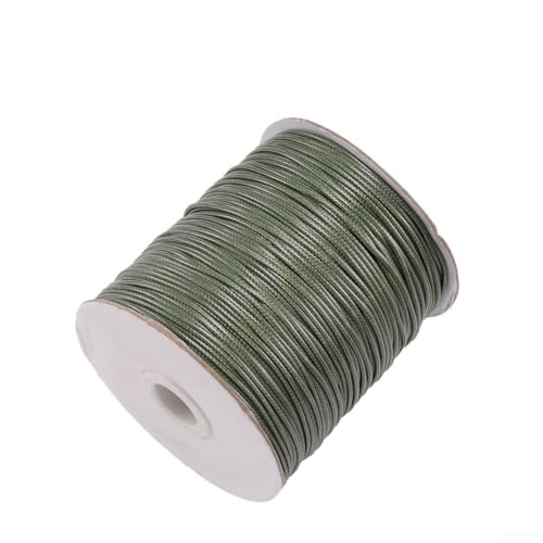 PU-Lederband zum Basteln, für Halsketten, Armbänder mit Anhänger, 0 8/1 0/1, 2 mm, 10 m lang, 1,2 mm, Armeegrün PU-Lederband zum Basteln, für Halsketten, Armbänder mit Anhänger, 0 8/1 0/1, 2 mm, 10 m lang, 1,2 mm, Armeegrün von Vilgftyiet