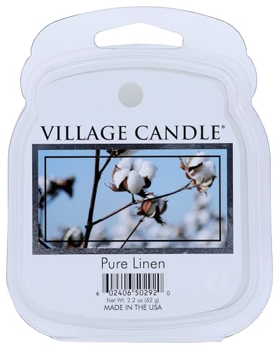 Village Candle Duftwachs-Natural Cotton 62g, Wachs, Weiß, 8.8x7x2.7 cm, 62 Village Candle Duftwachs-Natural Cotton 62g, Wachs, Weiß, 8.8x7x2.7 cm, 62 von Village Candle