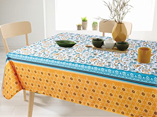 Villages de Provence - Tischdecke, schmutzabweisend, rechteckig, – bügelfrei und 100 % Polyester – 240 x 150 cm – Motiv Blumen – 6/8 Besteck Villages de Provence - Tischdecke, schmutzabweisend, rechteckig, – bügelfrei und 100 % Polyester – 240 x 150 cm – Motiv Blumen – 6/8 Besteck von Villages de Provence