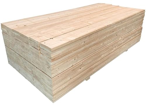 Gerüstholz Klasse 1 NEU Bauholz 30 mm Dick Holz Böden Bohlen Bretter Balken (100 cm Länge) von Vilo Visions