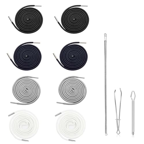 12 Stück Kordel für Hoodie, Kordelband Hosenband Kordelzug Kordelenden für Hosen Hosen Kordel Kordelzug Jogginghose, Mit Durchziehnadel 12 Stück Kordel für Hoodie, Kordelband Hosenband Kordelzug Kordelenden für Hosen Hosen Kordel Kordelzug Jogginghose, Mit Durchziehnadel von Vimmvid