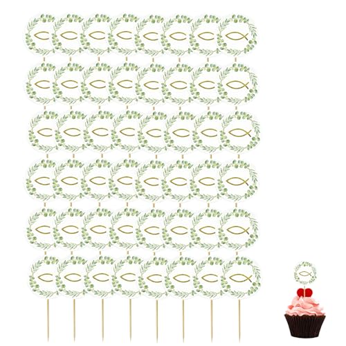 48 Stück Cake Topper Taufe, Tortendeko Taufe, Torten Deko, Cake Topper Geburtstag Taufdeko Mädchen Geeignet für den Geburtstag Oder Die Party Von Jungen und Mädchen 48 Stück Cake Topper Taufe, Tortendeko Taufe, Torten Deko, Cake Topper Geburtstag Taufdeko Mädchen Geeignet für den Geburtstag Oder Die Party Von Jungen und Mädchen von Vimmvid