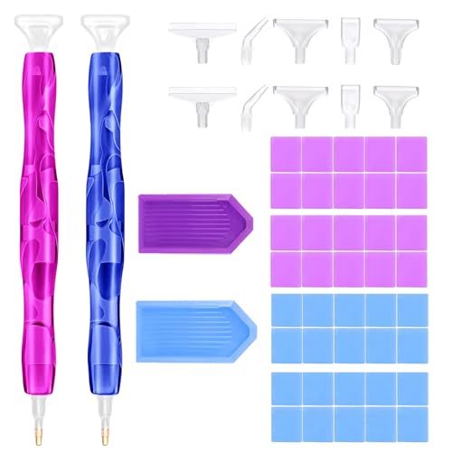 58 Stück Diamond Painting Zubehör Stift,Diamond Painting Stifte DIY Malerei Werkzeuge, Malerkleim Diamanten und Ersatzstifte und Schalen Handwerk 58 Stück Diamond Painting Zubehör Stift,Diamond Painting Stifte DIY Malerei Werkzeuge, Malerkleim Diamanten und Ersatzstifte und Schalen Handwerk von Vimmvid