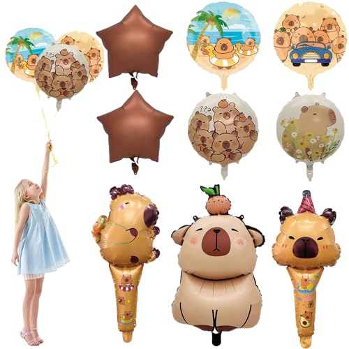 9 Stück Capybara Geburtstag Deko, Party Animals Exquisite und luftballon Tiere Ballons Nette, Tier luftballons Capybara Anime Thema Kinderparty Dekoration Ballon Geburtstagsfeier Hochzeit Festival Bal 9 Stück Capybara Geburtstag Deko, Party Animals Exquisite und luftballon Tiere Ballons Nette, Tier luftballons Capybara Anime Thema Kinderparty Dekoration Ballon Geburtstagsfeier Hochzeit Festival Bal von Vimmvid