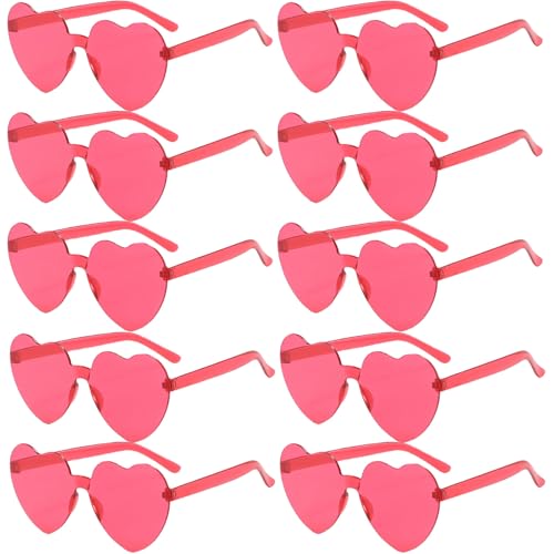 Vimmvid 10 Stück Herz Sonnenbrille Sonnenbrille Rosa, Brille Rosa Brille Brille Herz Brille Rosarote Brille Brille Pink Herzen Brille, Brillen,für Themed Party Vimmvid 10 Stück Herz Sonnenbrille Sonnenbrille Rosa, Brille Rosa Brille Brille Herz Brille Rosarote Brille Brille Pink Herzen Brille, Brillen,für Themed Party von Vimmvid