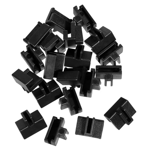 20 Stück Hängeregistratur-Clips, spezielle Aufbewahrung, Aktenschrankschienen, schwarze Aktenschienen, hängende Kunststoff-Ordner für Akten, Schubladenhalter 20 Stück Hängeregistratur-Clips, spezielle Aufbewahrung, Aktenschrankschienen, schwarze Aktenschienen, hängende Kunststoff-Ordner für Akten, Schubladenhalter von Vin Beauty