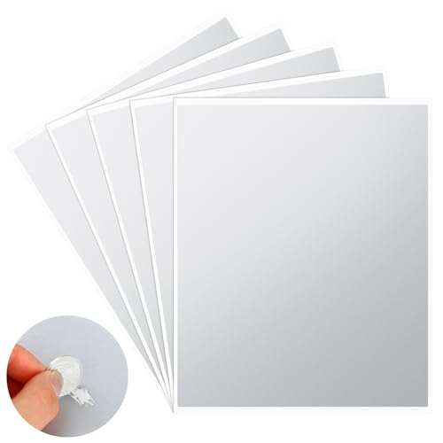 5 Stück 23,5 x 20 CM Rubbelaufkleber, Rubbellose Selber Machen, Silber Rubbel Etiketten, DIY Rubbeletiketten, Selbstklebendes Rubbeletikett (Silber) von Vin Beauty