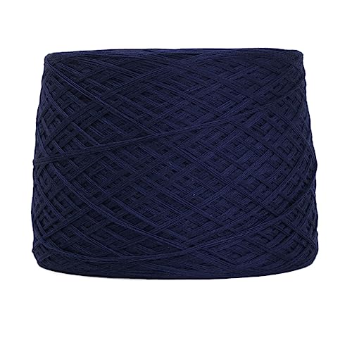 Baby Line Baumwollgarn, handgewebt, grobe Wolle, Häkeln, handgewebt, Milchbaumwolle (Farbe: Dunkelblau), 250 g von VinerY