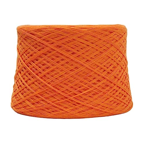 Baby Line Baumwollgarn, handgewebt, grobe Wolle, Häkeln, handgewebt, Milchbaumwolle (Farbe: Orange) von VinerY