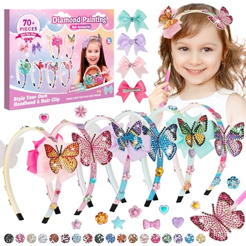 Vinitoy Haarreifen Selber Machen Mädchen, Geschenk für Mädchen 5-12 Jahre, Bastelset Mädchen 6 7 8 9 10 Jahre, Diamond Painting Kinder, Haarschmuck Bastelset Kinder Spielzeug ab 5 6 7 8 Jahre Vinitoy Haarreifen Selber Machen Mädchen, Geschenk für Mädchen 5-12 Jahre, Bastelset Mädchen 6 7 8 9 10 Jahre, Diamond Painting Kinder, Haarschmuck Bastelset Kinder Spielzeug ab 5 6 7 8 Jahre von Vinitoy