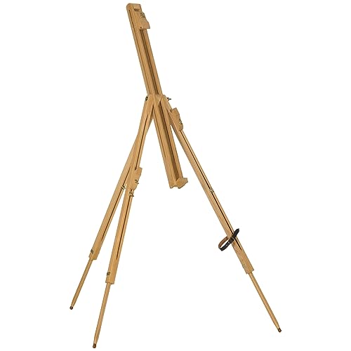 Vinsetto Staffelei Klappbare Feldstaffelei, Stativ Staffelei, Höhenverstellbare Leinwand Staffelei, Tragbare Atelierstaffelei aus Buchenholz für Leinwände bis 107 cm Höhe, Natur Vinsetto Staffelei Klappbare Feldstaffelei, Stativ Staffelei, Höhenverstellbare Leinwand Staffelei, Tragbare Atelierstaffelei aus Buchenholz für Leinwände bis 107 cm Höhe, Natur von Vinsetto