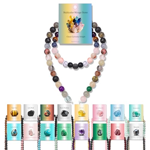 Vinswet 60 Stück mehrfarbige Natursteinperlen, rund, echte Steinperlen, lose Edelsteine, zum Selbermachen, glatte Perlen für Armbänder, Halsketten, Ohrringe, Schmuckherstellung, 60 Stück Vinswet 60 Stück mehrfarbige Natursteinperlen, rund, echte Steinperlen, lose Edelsteine, zum Selbermachen, glatte Perlen für Armbänder, Halsketten, Ohrringe, Schmuckherstellung, 60 Stück von Vinswet