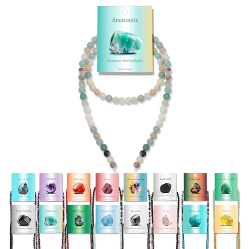 Vinswet Amazonit-Natursteinperlen, rund, echte Steinperlen, lose Edelsteine, zum Selbermachen, glatte Perlen für Armbänder, Halsketten, Ohrringe, Schmuckherstellung, 90 Stück Vinswet Amazonit-Natursteinperlen, rund, echte Steinperlen, lose Edelsteine, zum Selbermachen, glatte Perlen für Armbänder, Halsketten, Ohrringe, Schmuckherstellung, 90 Stück von Vinswet