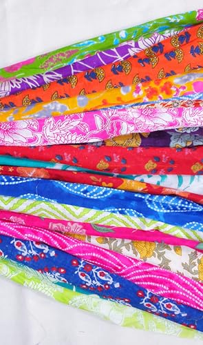 Vintage Fabrics Crafts 21 Yards Ungenähtes Sari-Baumwollgarn, Quasten, gemischtes Tagebuch, Sammelalbum, Bastelprojekt, Dekoration, DS248 Vintage Fabrics Crafts 21 Yards Ungenähtes Sari-Baumwollgarn, Quasten, gemischtes Tagebuch, Sammelalbum, Bastelprojekt, Dekoration, DS248 von Vintage Fabrics Crafts