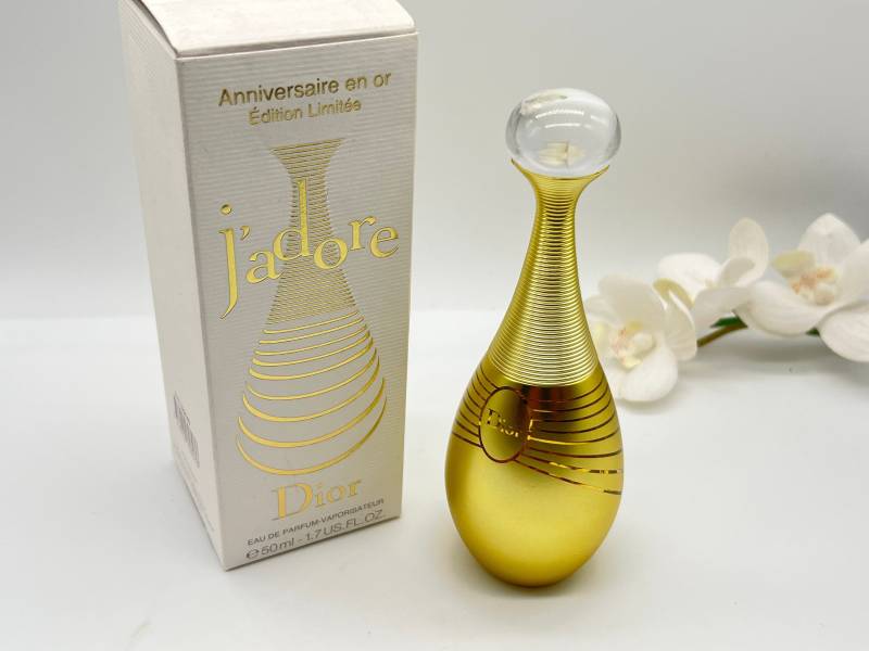 J'adore Dior Golden Anniversary Limited Edition 1999 Eau De Parfum 50 Ml /1, 7 Fl.oz Spray New in Box Geschenkidee von VintageItalienstyle