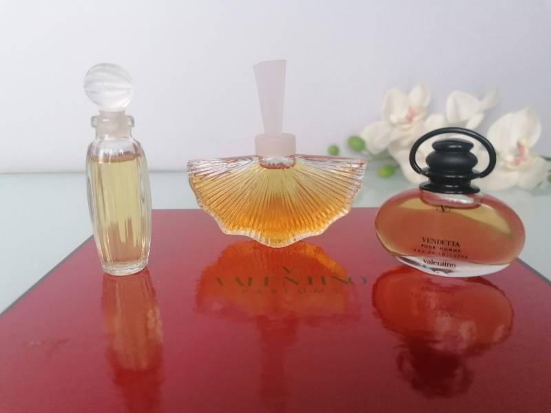 Parfums Valentino Set X 3 Parfüm Miniatur Damen - Und Herrenduft, Geschenkbox von VintageItalienstyle