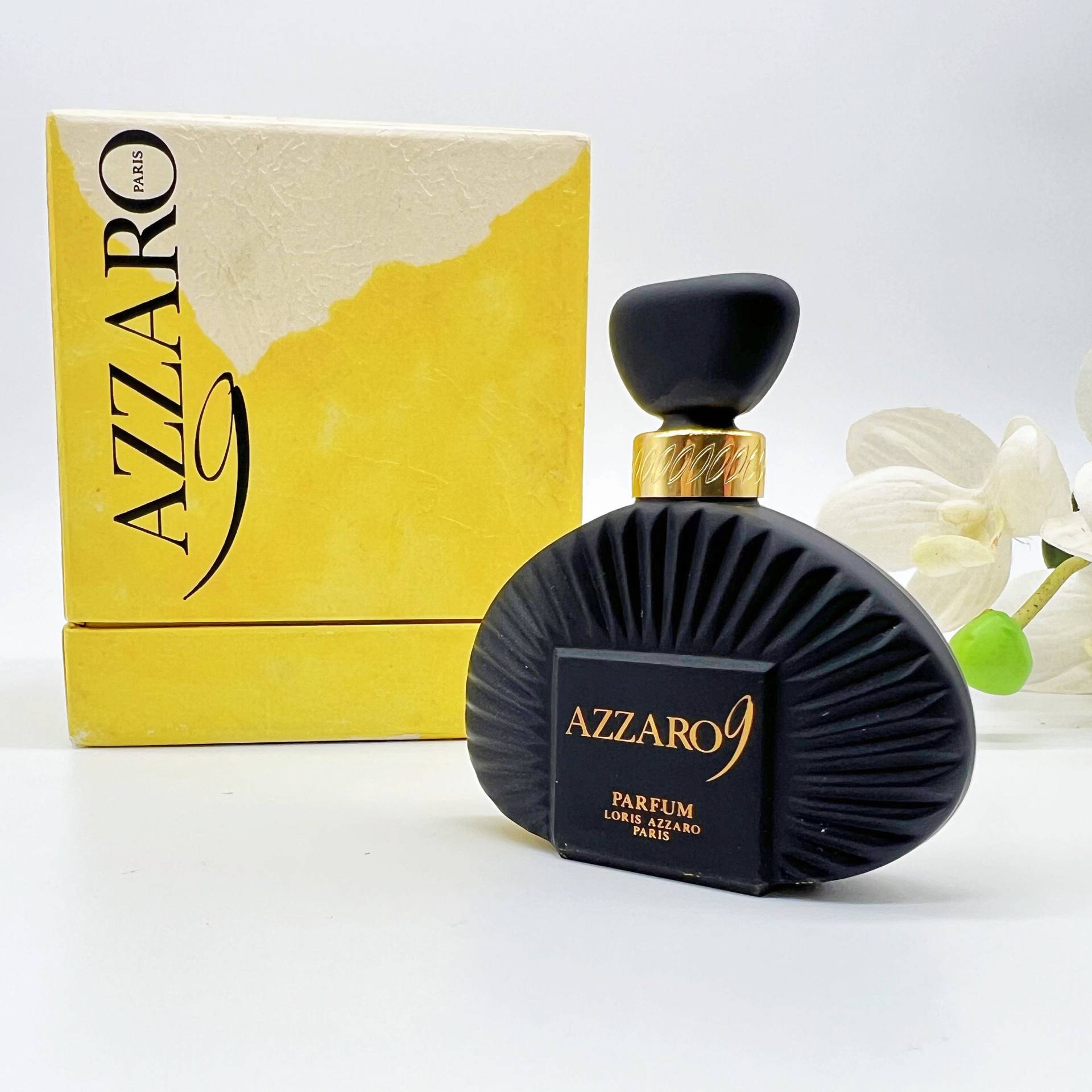 Vintage Azzaro 9 Loris | 1984 Parfum 12 Ml/0, 4 Fl.oz Versiegeltes Reines Parfüm Für Frauen, Schwarze Flasche Vintage Azzaro 9 Loris | 1984 Parfum 12 Ml/0, 4 Fl.oz Versiegeltes Reines Parfüm Für Frauen, Schwarze Flasche von VintageItalienstyle