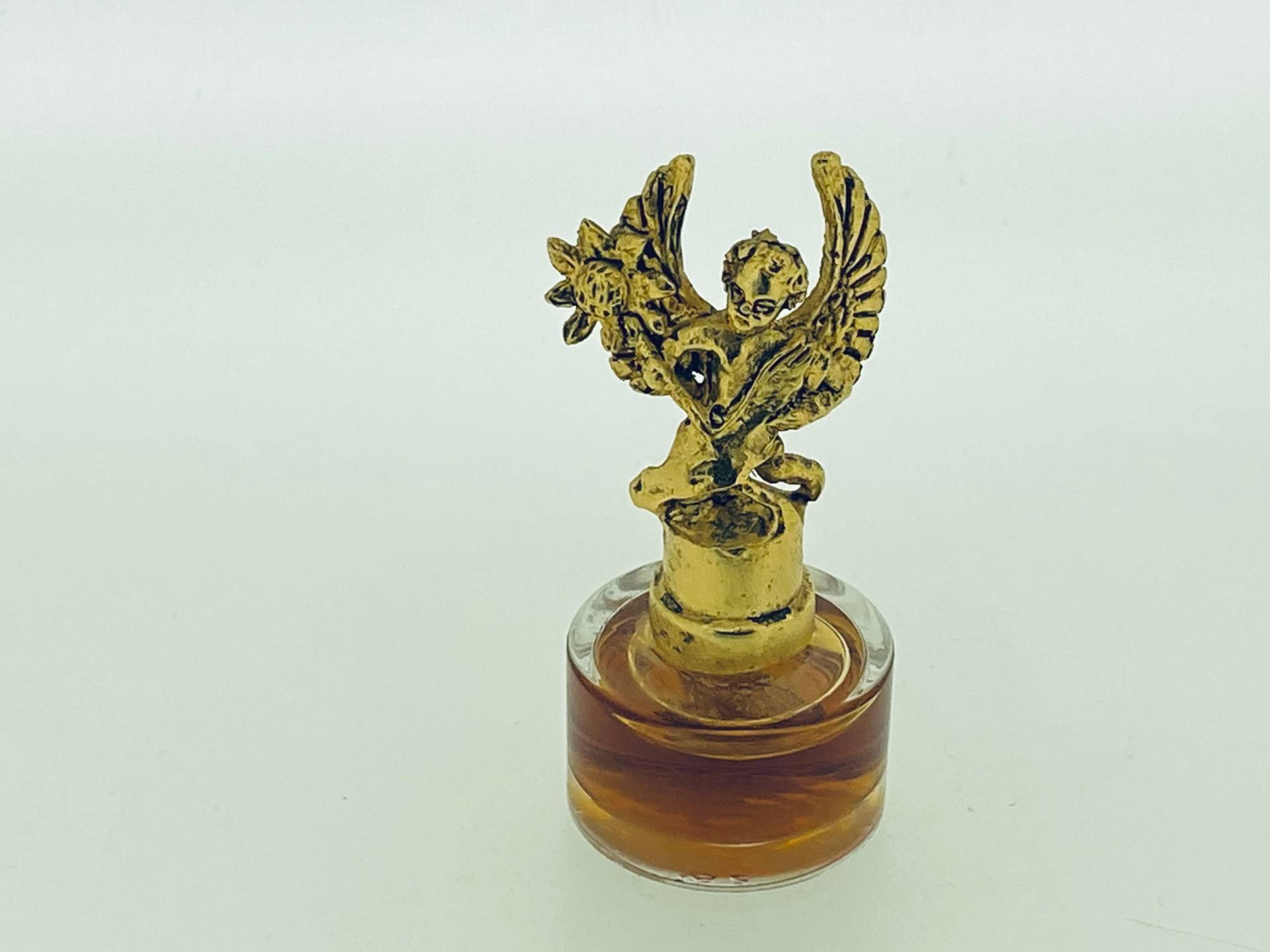 Art Gallery Bronze, Giliberti Michel, Engel, Alte Version Seltenes Parfüm Miniatur 4 Ml von VintagePerfumeShop