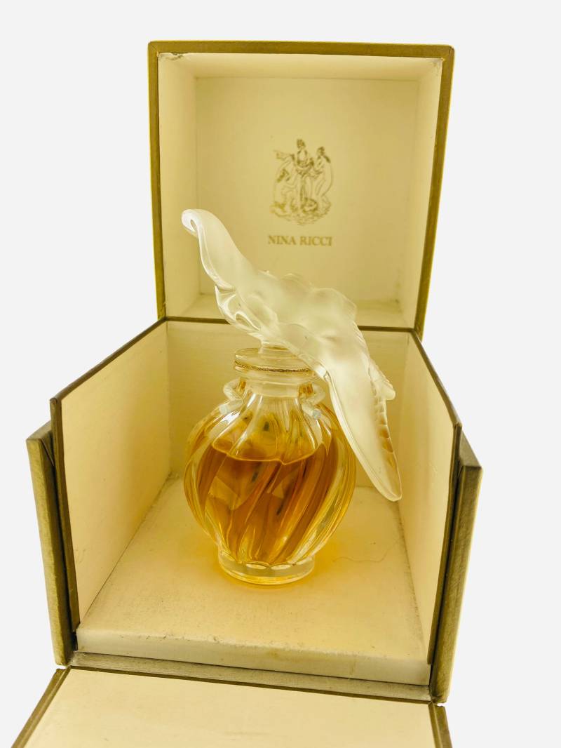 L'air Du Temps Nina Ricci Lalique Flasche Eau De Parfum 30 Ml von VintagePerfumeShop