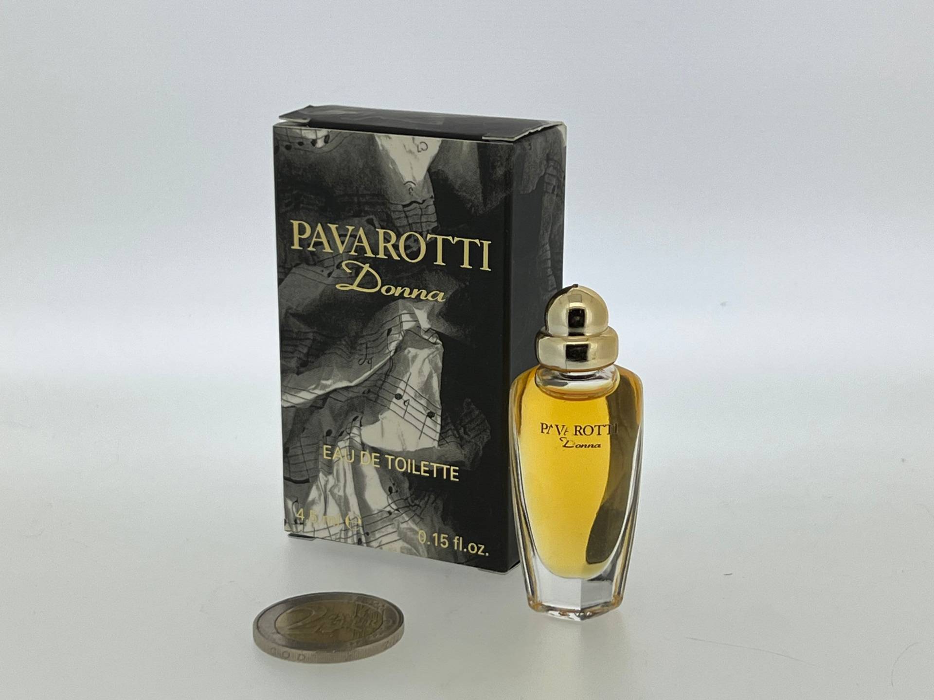 Miniatur Pavarotti Donna, Luciano 1995 Eau De Toilette 4, 5 Ml von VintagePerfumeShop