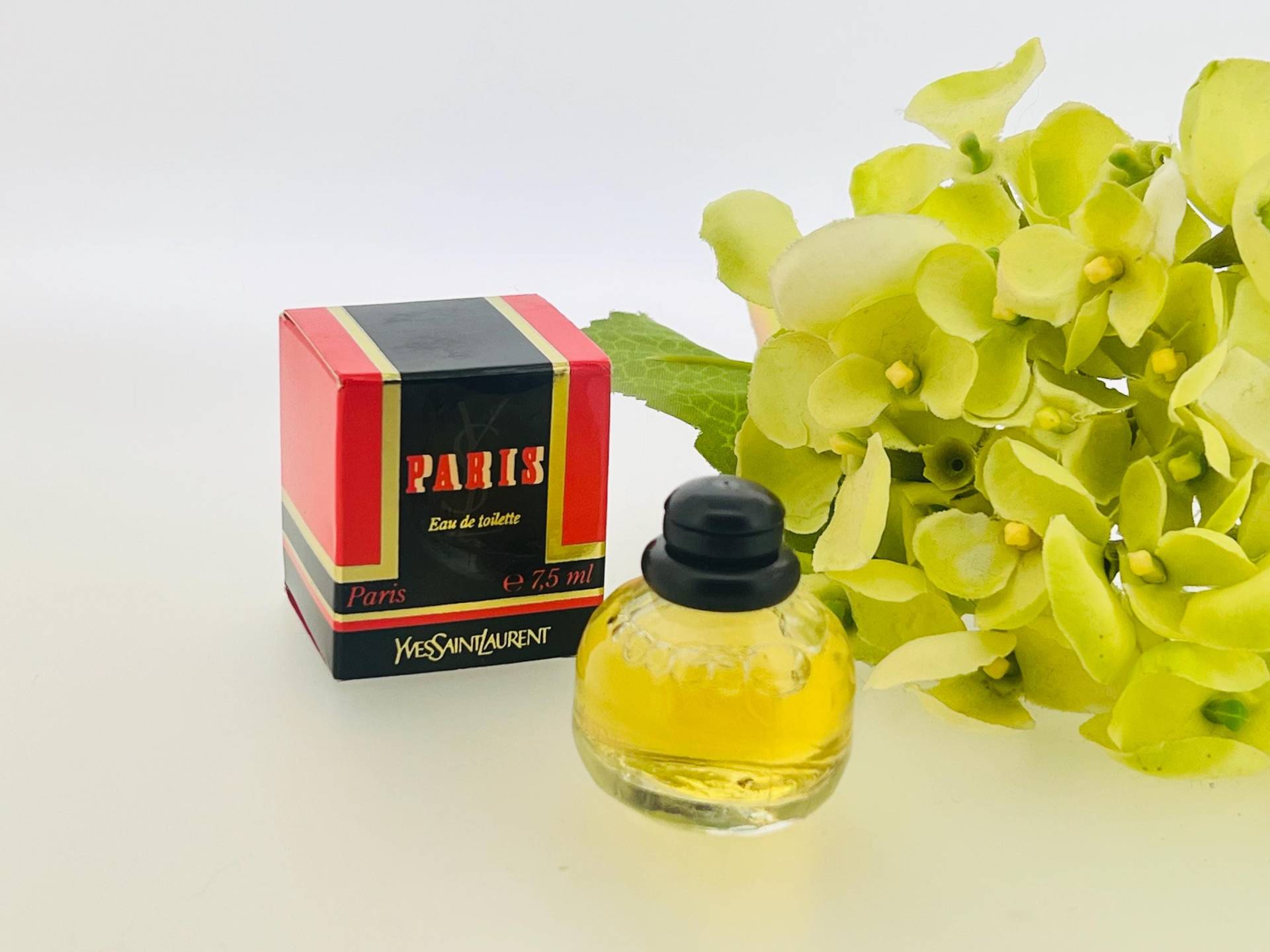 Paris Yves Saint Laurent 1989 Eau De Toilette , Blatt Inhalt 7, 5 Ml Paris Yves Saint Laurent 1989 Eau De Toilette , Blatt Inhalt 7, 5 Ml von VintagePerfumeShop