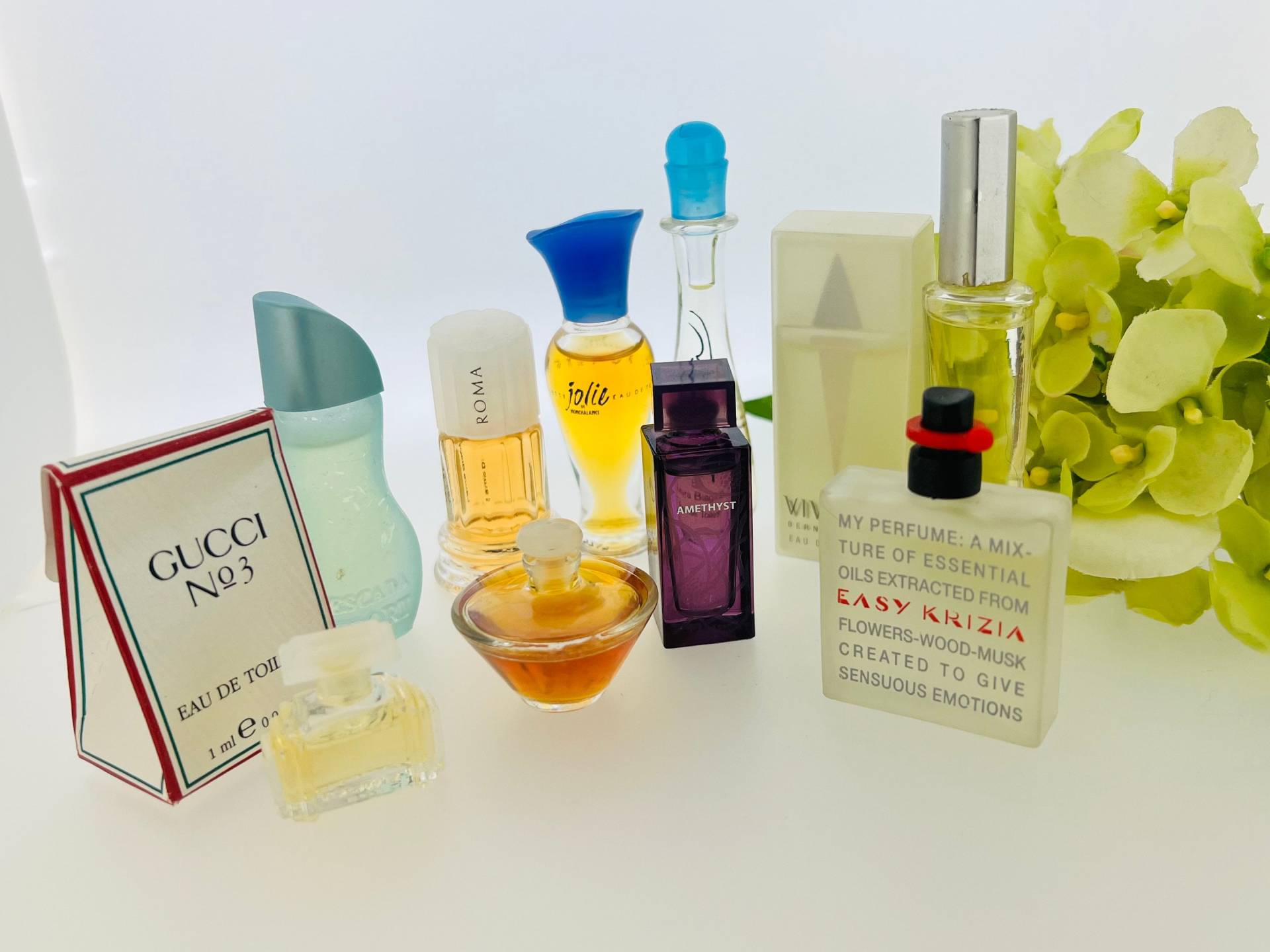 Vintage 10 Miniatur Parfums - Gucci, Escada, Mäurer & Wirtz Usw von VintagePerfumeShop