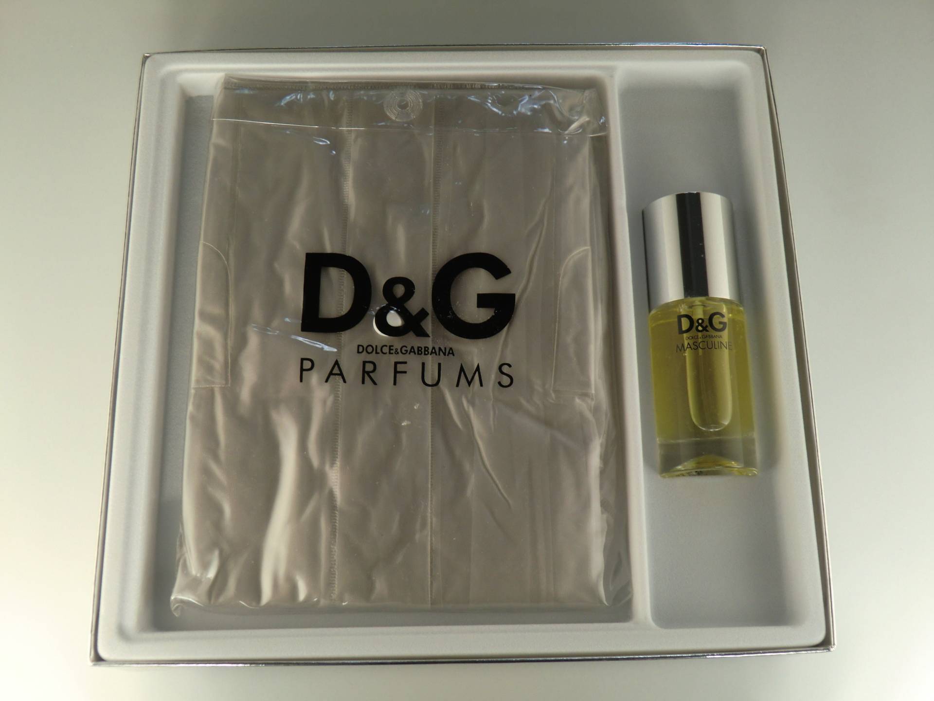 Original Dolce & Gabbana Gd Maskulines Geschenkset Eau De Toilette 1.7 Fl.oz./50Ml + Regenmantel Top Selten von VintageRetroEu