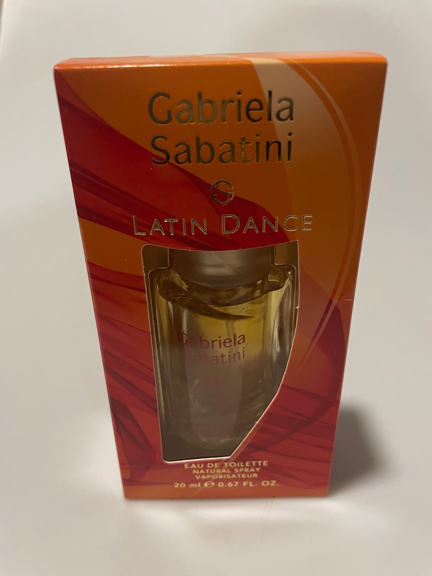 Original Vintage Gabriela Sabatini Latein Tanz Für Frau Eau De Toilette 0.67 Fl.oz./20Ml Rare von VintageRetroEu