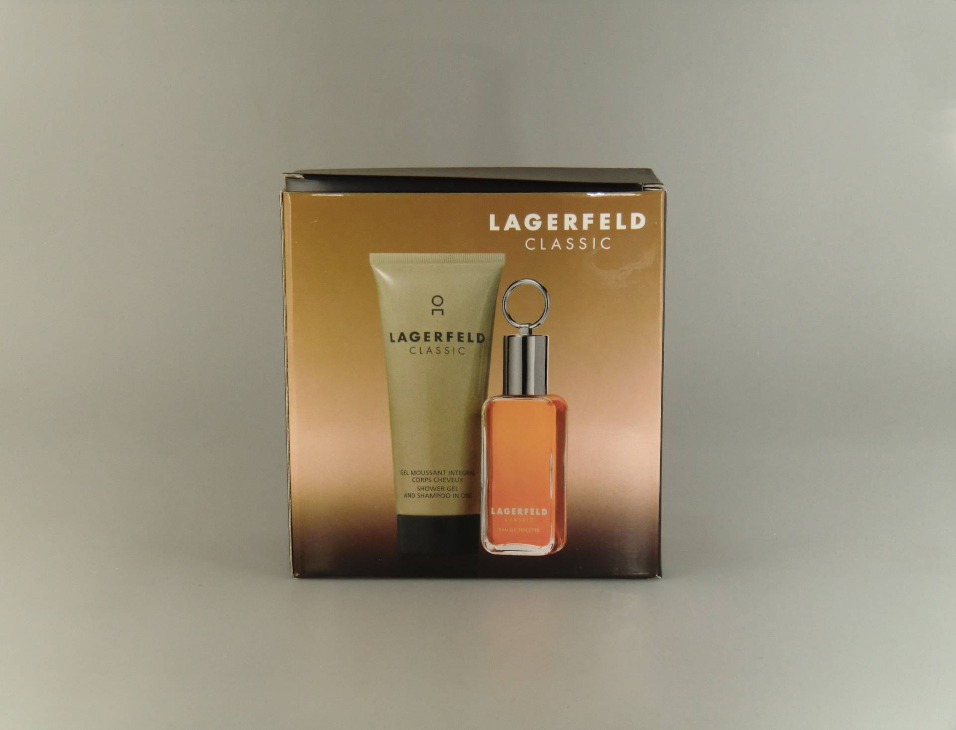 Original Vintage Lagerfeld Classic Set Eau De Toilette Spray 1 Fl.oz./30Ml + Duschgel Und Shampoo in One 3.3Fl.oz/100Ml von VintageRetroEu