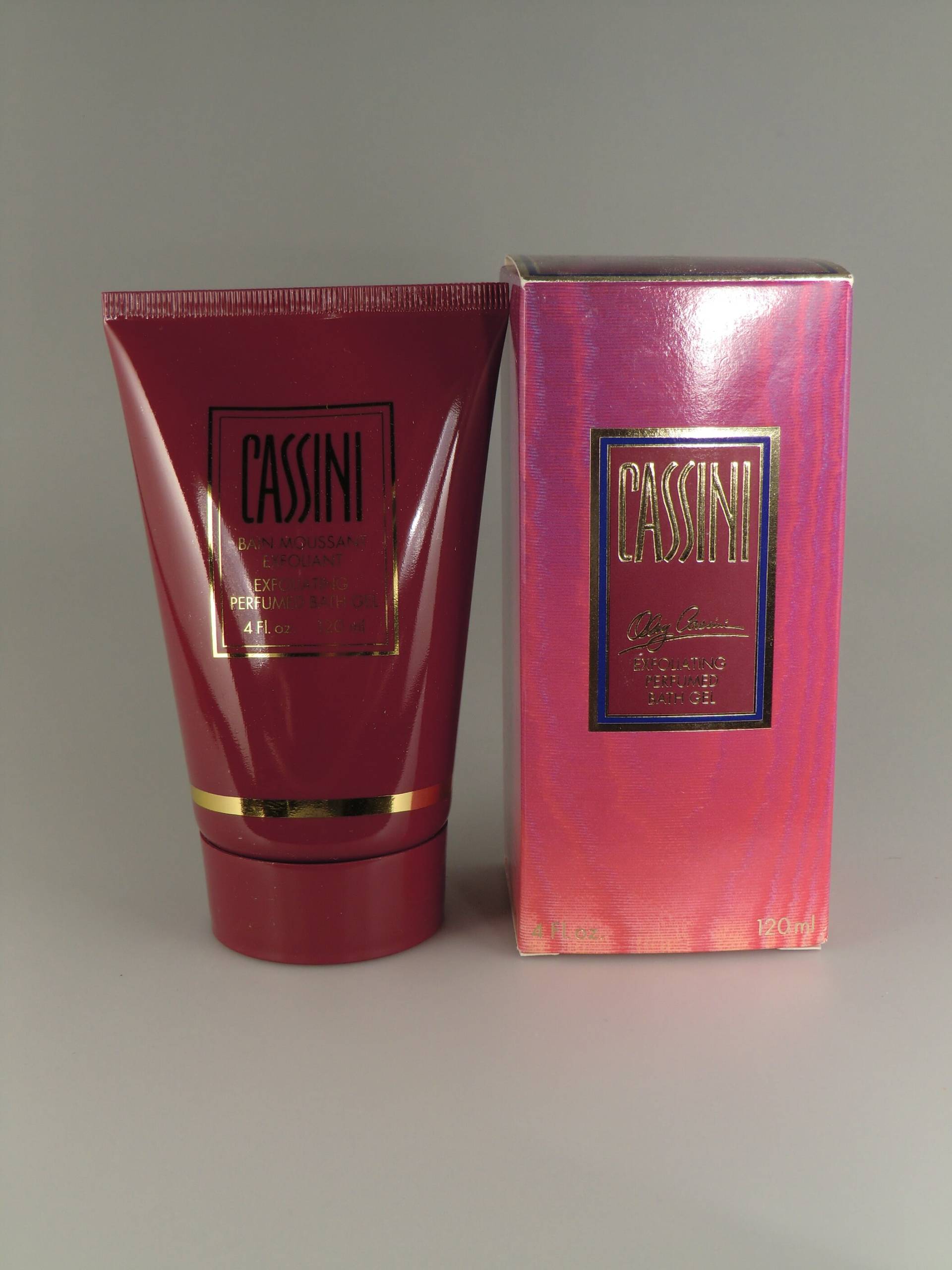 Original Vintage Oleg Cassini For Woman Peeling Parfümiertes Badegel 4 Fl.oz./120Ml von VintageRetroEu