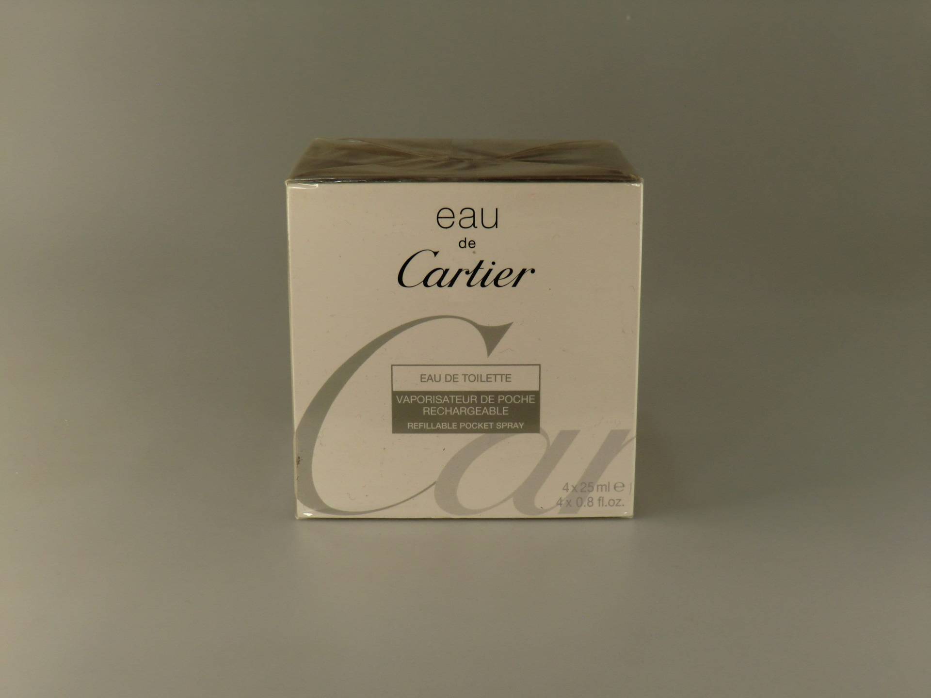 Rare Cartier Eau De Toilette Natural Sray 4x 0.8 Fl.oz./25Ml von VintageRetroEu