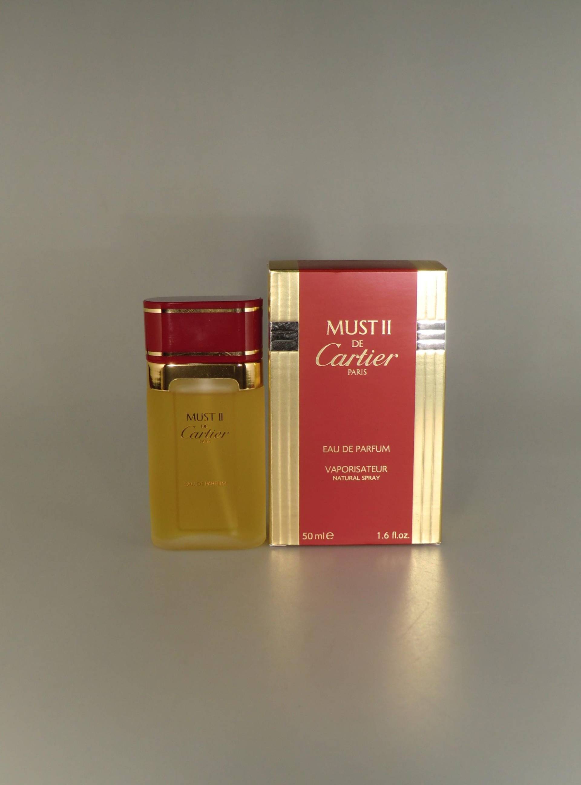 Rare Cartier Must Ii De Eau Parfum Natural Spray 1.6 Fl.oz. /50Ml Rare Cartier Must Ii De Eau Parfum Natural Spray 1.6 Fl.oz. /50Ml von VintageRetroEu