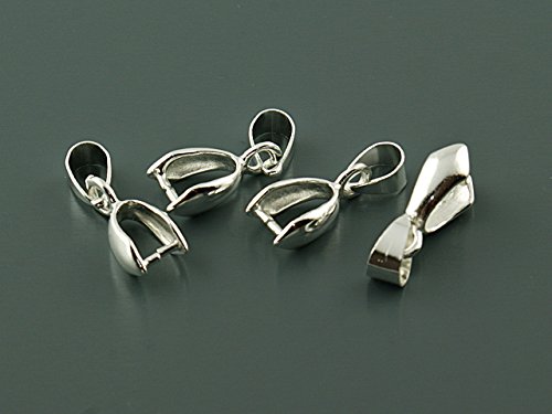 10 Collierschlaufen in silberfarben, 20 mm von Vintageparts, DIY-Schmuck 10 Collierschlaufen in silberfarben, 20 mm von Vintageparts, DIY-Schmuck von Vintageparts FACHHANDEL FÜR SCHMUCKZUBEHÖR