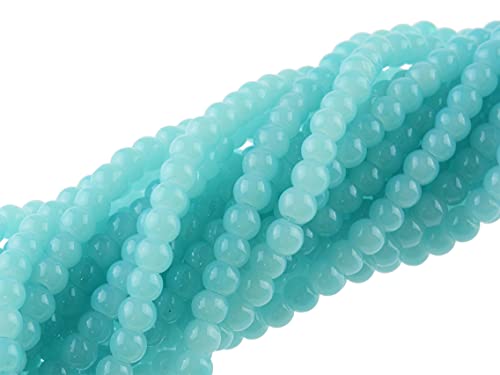 100 kleine Glasperlen in aquamarin 4mm von Vintageparts zum Schmuck selber Machen 100 kleine Glasperlen in aquamarin 4mm von Vintageparts zum Schmuck selber Machen von Vintageparts FACHHANDEL FÜR SCHMUCKZUBEHÖR