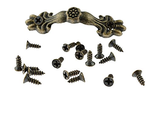 50 Schrauben in antik bronzefarben, 6 mm 50 Schrauben in antik bronzefarben, 6 mm von Vintageparts FACHHANDEL FÜR SCHMUCKZUBEHÖR
