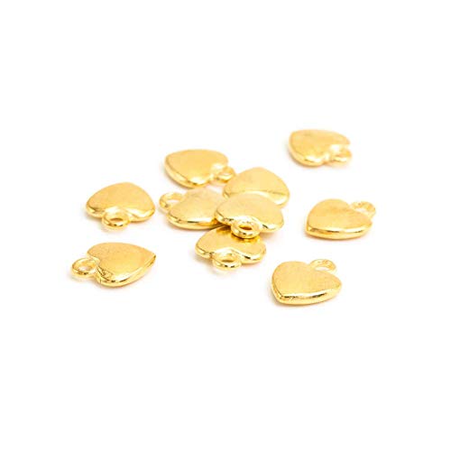 Vintageparts Anhänger als Herz in goldfarben 10 Stück Schmuck Schmuck selber Machen Vintageparts Anhänger als Herz in goldfarben 10 Stück Schmuck Schmuck selber Machen von Vintageparts FACHHANDEL FÜR SCHMUCKZUBEHÖR