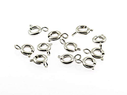 Federringe aus Messing in Platinfarben 10 Stück von Vintageparts zum Schmuck selber Machen Federringe aus Messing in Platinfarben 10 Stück von Vintageparts zum Schmuck selber Machen von Vintageparts FACHHANDEL FÜR SCHMUCKZUBEHÖR
