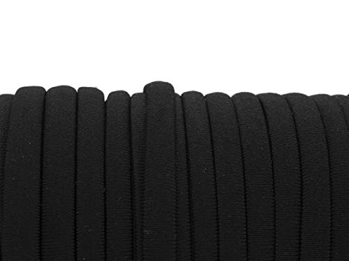 Vintageparts Habotei Seidenband in schwarz 5x3mm 2m Schmuck selber Machen Band Schmuckband von Vintageparts FACHHANDEL FÜR SCHMUCKZUBEHÖR