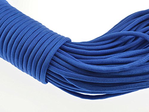 Vintageparts 2 m Paracord in königsblau, 4 mm, DIY-Schmuck von Vintageparts FACHHANDEL FÜR SCHMUCKZUBEHÖR