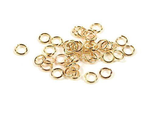 Biegeringe in lightgoldfarben 4 mm 100 Stück von Vintageparts DIY-Schmuck Biegeringe in lightgoldfarben 4 mm 100 Stück von Vintageparts DIY-Schmuck von Vintageparts FACHHANDEL FÜR SCHMUCKZUBEHÖR