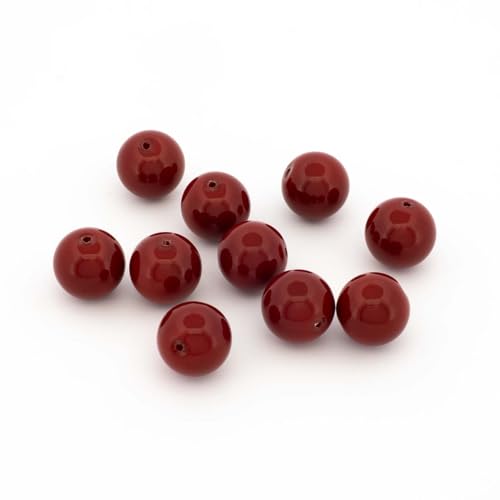 Vintageparts Glasperlen Mahagoni einbrennlackiert 8 mm 10 Stück 0,8 mm Fädelloch Perlen zum Auffädeln Schmuckherstellung DIY Vintageparts Glasperlen Mahagoni einbrennlackiert 8 mm 10 Stück 0,8 mm Fädelloch Perlen zum Auffädeln Schmuckherstellung DIY von Vintageparts FACHHANDEL FÜR SCHMUCKZUBEHÖR