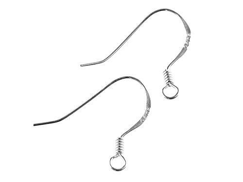 Ohrhaken aus 925 Sterling Silber 2 Stück von Vintageparts, DIY-Schmuck, Echtsilber von Vintageparts FACHHANDEL FÜR SCHMUCKZUBEHÖR