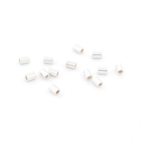 Vintageparts Quetschperlen aus 925 Silber 1,5 x 2 mm 10 Stück Ohrringe und Ketten selber machen, Damenschmuck Vintageparts Quetschperlen aus 925 Silber 1,5 x 2 mm 10 Stück Ohrringe und Ketten selber machen, Damenschmuck von Vintageparts FACHHANDEL FÜR SCHMUCKZUBEHÖR