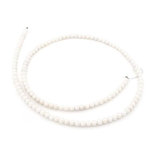Vintageparts Süßwasserzuchtperlen – 3,5 mm, perfekt rund & glänzend, Fädelloch 0,3 mm (1 Strang) von Vintageparts FACHHANDEL FÜR SCHMUCKZUBEHÖR
