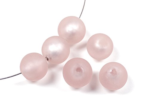 Vintageparts gefrostete Silberfolienperlen in rosa 16 mm 6 Stück DIY-Schmuck Glasperlen Silberfolie Vintageparts gefrostete Silberfolienperlen in rosa 16 mm 6 Stück DIY-Schmuck Glasperlen Silberfolie von Vintageparts FACHHANDEL FÜR SCHMUCKZUBEHÖR