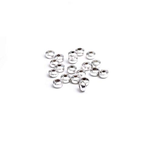 Vintageparts kleine Perlen aus synthetischem Hämatit in silberfarben 3mm 20 Stück zum Schmuck selber machen Perlenkette Perlenarmband Mädchen Damen Vintageparts kleine Perlen aus synthetischem Hämatit in silberfarben 3mm 20 Stück zum Schmuck selber machen Perlenkette Perlenarmband Mädchen Damen von Vintageparts FACHHANDEL FÜR SCHMUCKZUBEHÖR