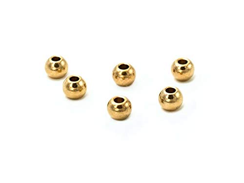 Vintageparts Zwischenperlen aus 304 Edelstahl rund 4 mm 6 Stück DIY-Schmuck Spacer Metallperlen Vintageparts Zwischenperlen aus 304 Edelstahl rund 4 mm 6 Stück DIY-Schmuck Spacer Metallperlen von Vintageparts FACHHANDEL FÜR SCHMUCKZUBEHÖR