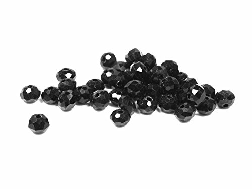 Vintageparts facettierte Glasschliffperlen 4 x 3 mm in schwarz 50 Stück DIY Vintageparts facettierte Glasschliffperlen 4 x 3 mm in schwarz 50 Stück DIY von Vintageparts FACHHANDEL FÜR SCHMUCKZUBEHÖR