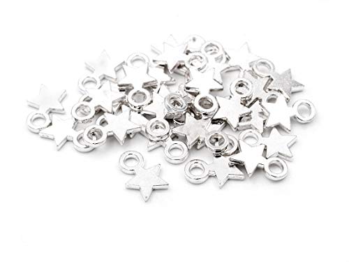 Vintageparts kleine Sterne als Anhänger in silberfarben 30 STK DIY-Schmuck Vintageparts kleine Sterne als Anhänger in silberfarben 30 STK DIY-Schmuck von Vintageparts FACHHANDEL FÜR SCHMUCKZUBEHÖR
