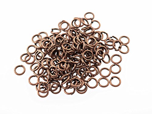 Vintageparts 200 Biegeringe in antik Kupfer, 4 mm, DIY-Schmuck Vintageparts 200 Biegeringe in antik Kupfer, 4 mm, DIY-Schmuck von Vintageparts FACHHANDEL FÜR SCHMUCKZUBEHÖR